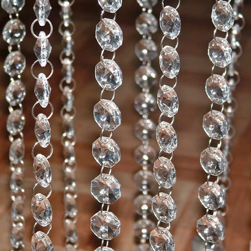 Home Bargains - 5m Transparent Acrylic Crystal Window Christmas