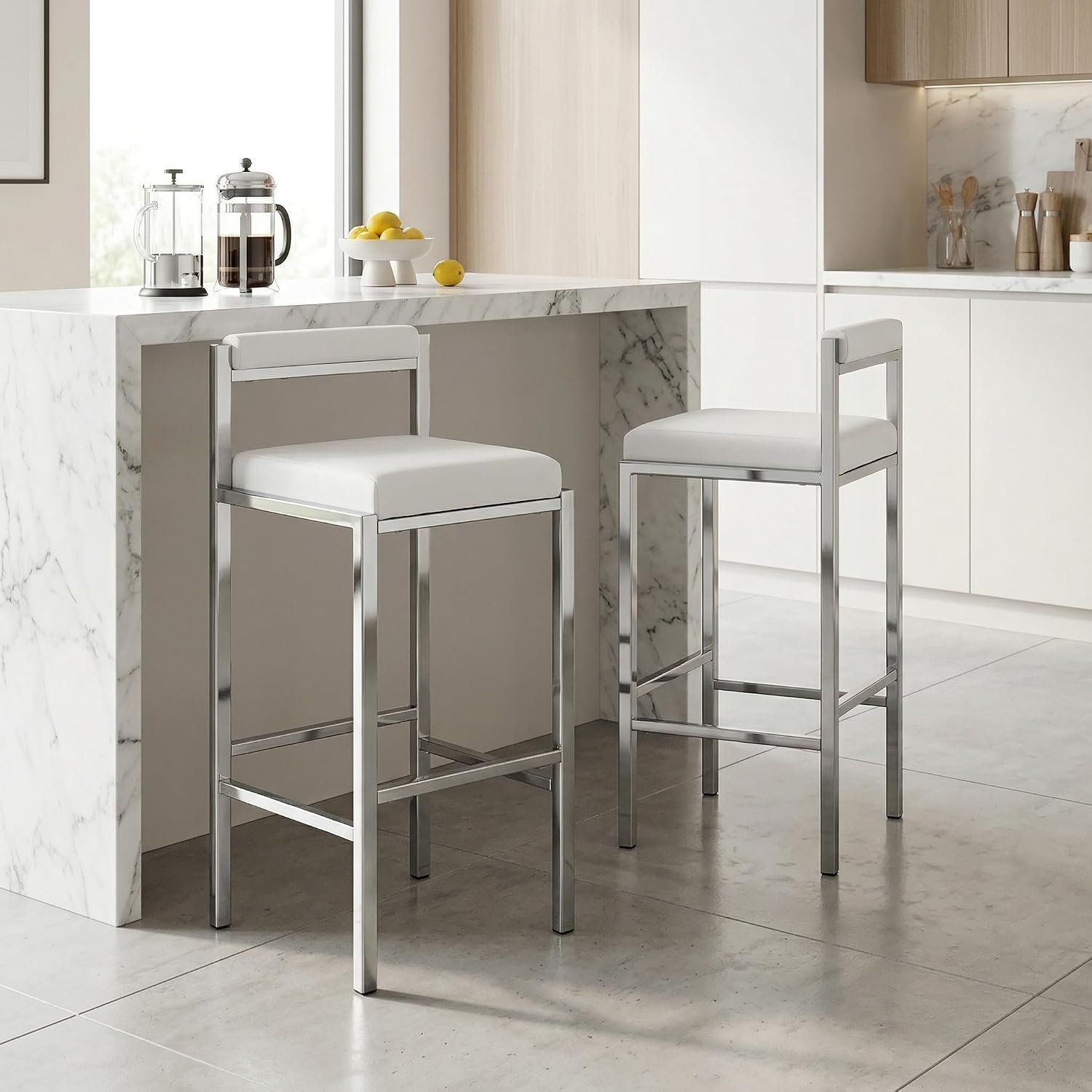 Home Bar Stools - Bar Stools Set of 2, 30