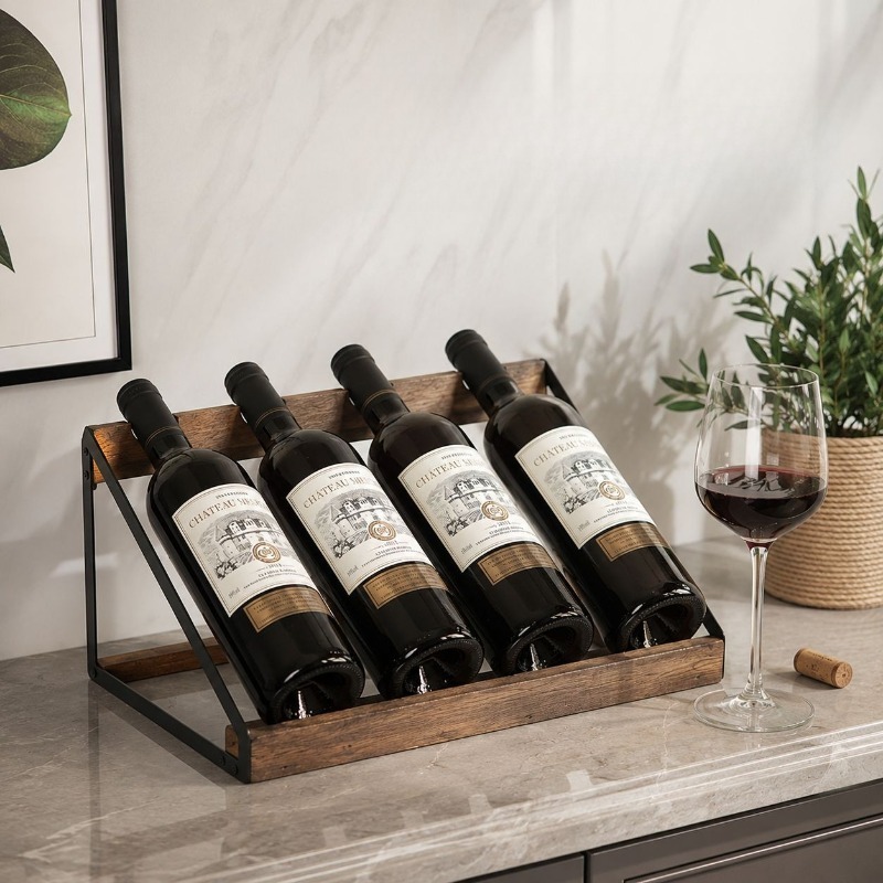 Home Bar Wooden Wine Rack Wine - Home Bar Stand review and price