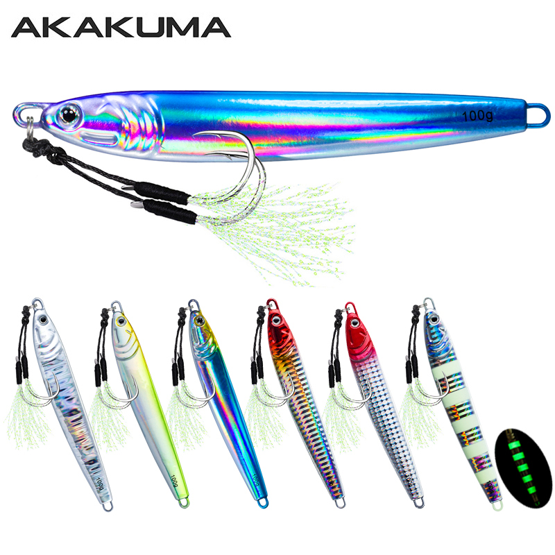7Pcs 40g 60g 80g 100g Luminous - Jigger Double Sided review and price