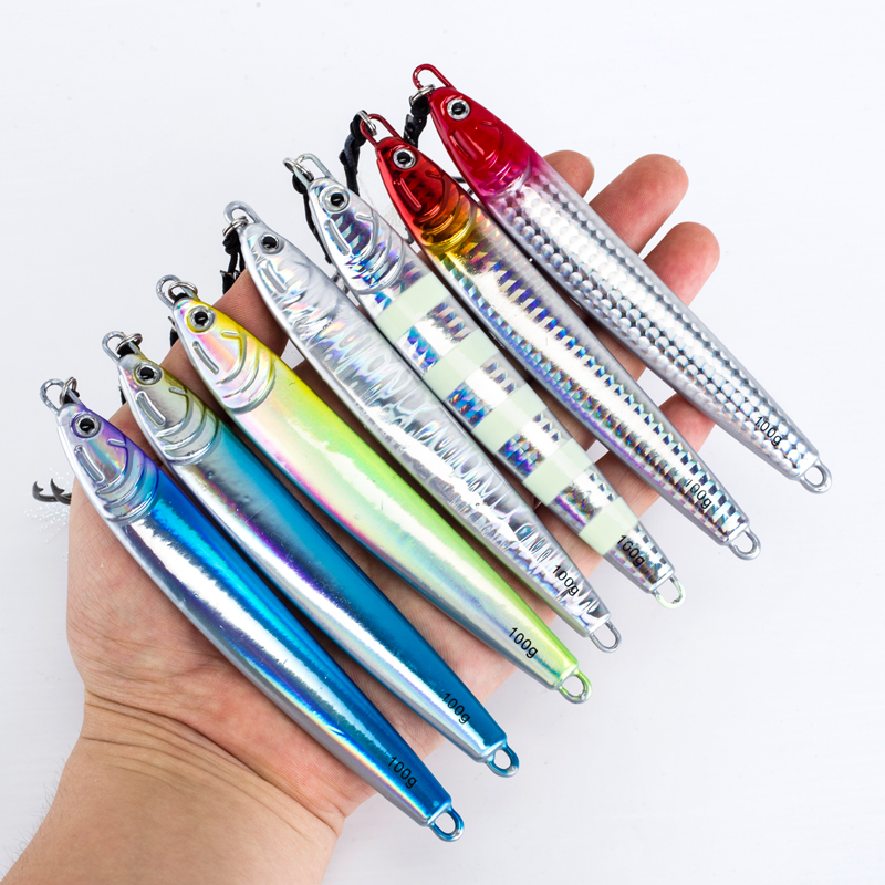 7Pcs 40g 60g 80g 100g Luminous - Jigger Double Sided review and price