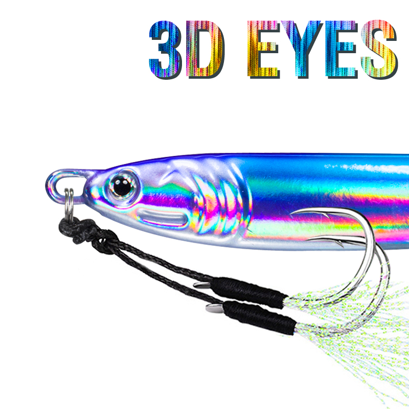 7Pcs 40g 60g 80g 100g Luminous - Jigger Double Sided review and price