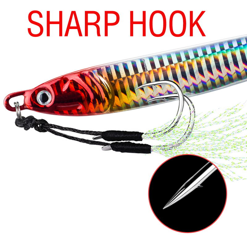 7Pcs 40g 60g 80g 100g Luminous - Jigger Double Sided review and price