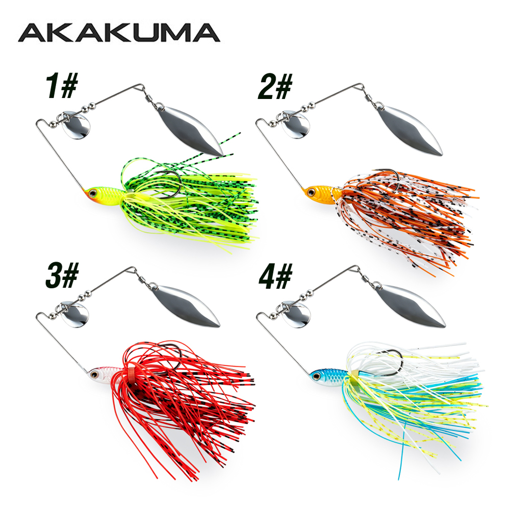 4pcs 18g Spinnerbait Fishing L - Jigger Double Sided review and price