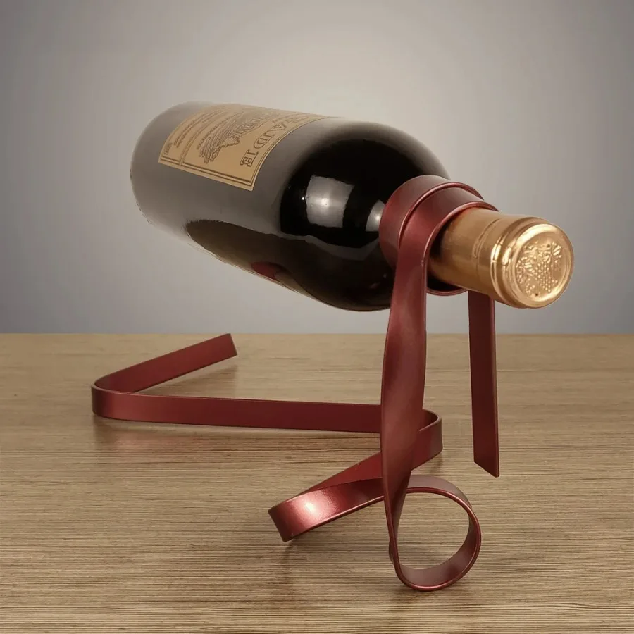 Colorful Ribbon Iron Wine Bott - Home Bar Shelf review and price