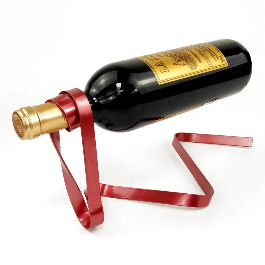 Colorful Ribbon Iron Wine Bott - Home Bar Shelf review and price