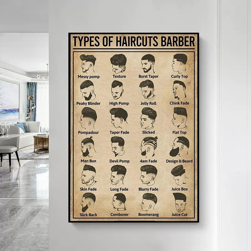 Retro Types Of Haircuts Barber - Home Barbershop review and price