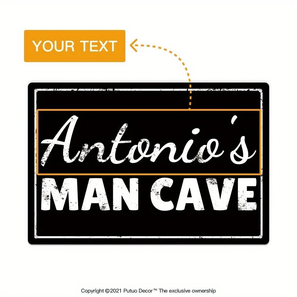 [2D Flat] Custom Man Cave Meta - Home Bar Signs review and price