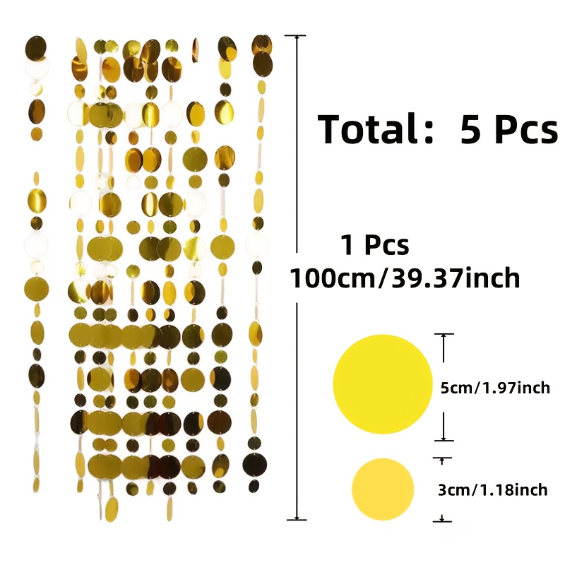 5PCS Circular Sequin Curtain H - Home Bargains review and price
