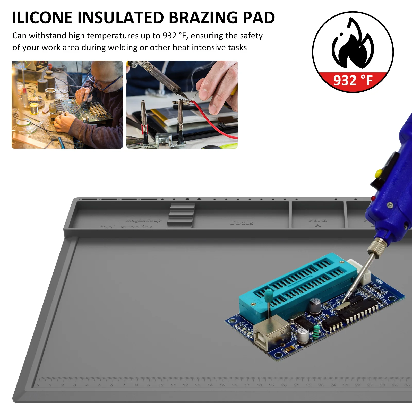 Soldering Station Mat Silicone - Bar Mat Rubber review and price