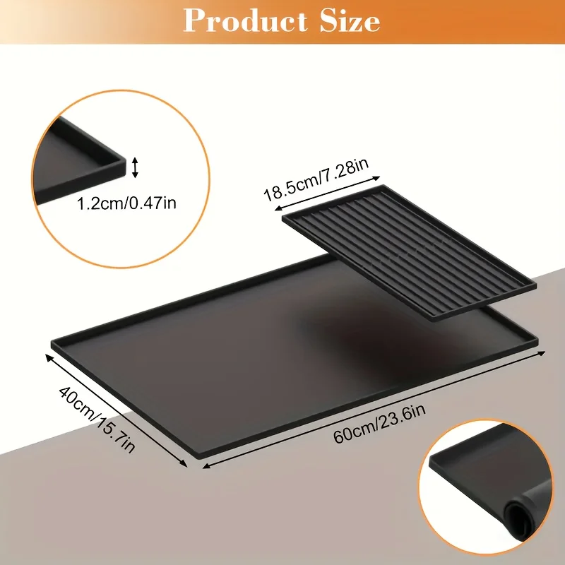 2-in-1 Silicone Coffee Bar Mat - Home Bar And Counter review and price