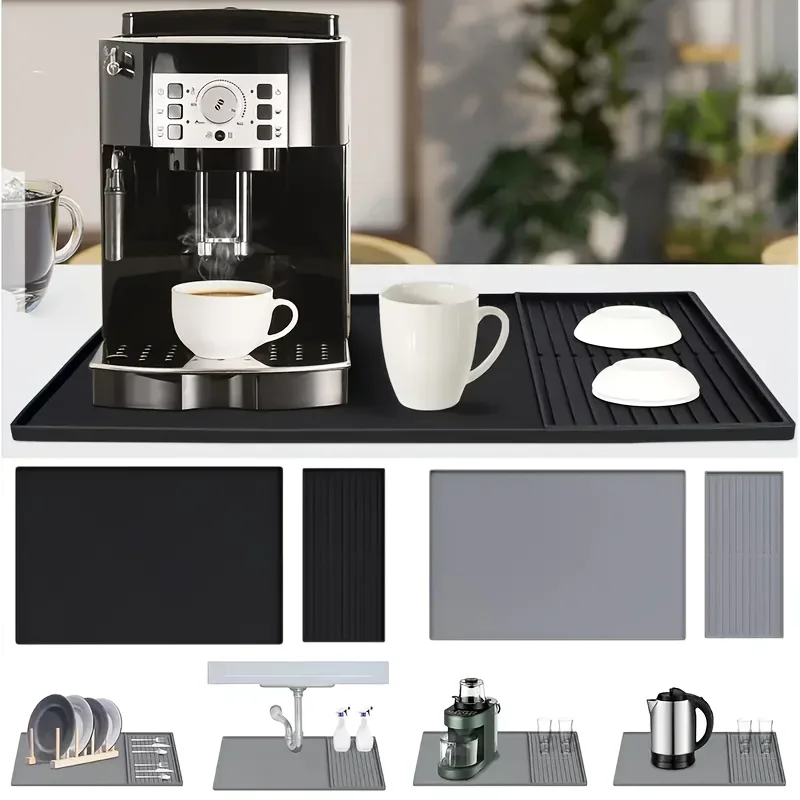 2-in-1 Silicone Coffee Bar Mat - Home Bar And Counter review and price