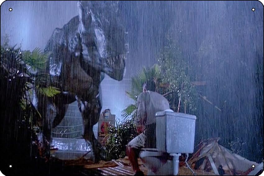 The Jurassic Funny Bathroom Ph - Home Bar And Kitchen review and price