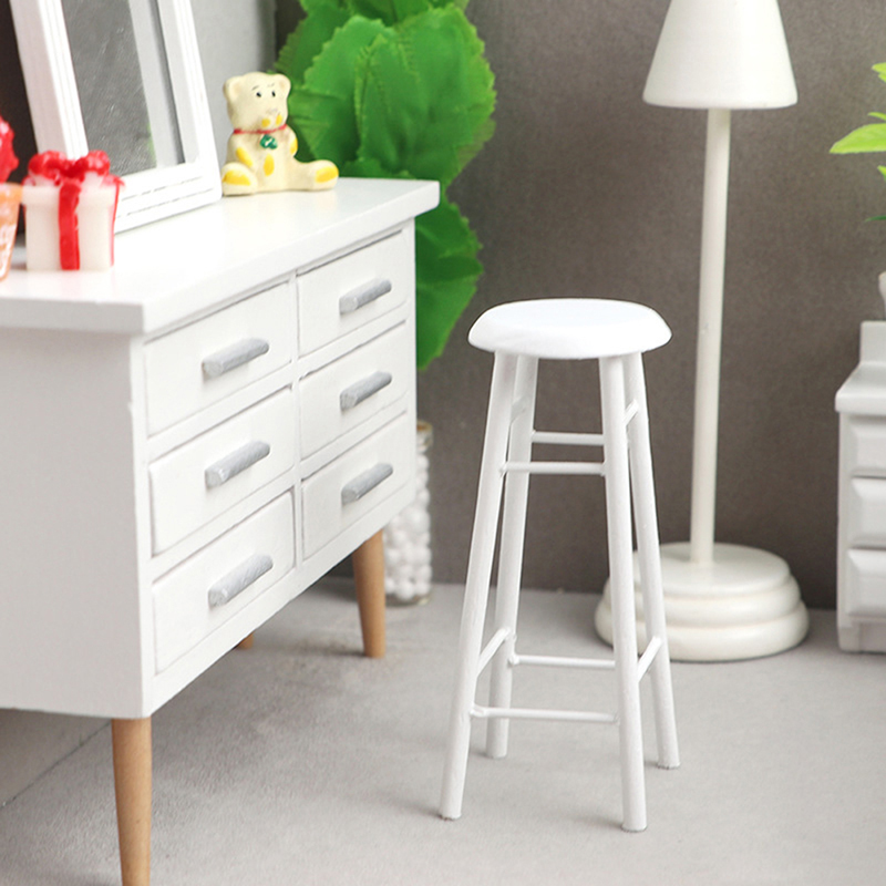 1:12 Dollhouse Miniature High  - Home Bar Stools review and price