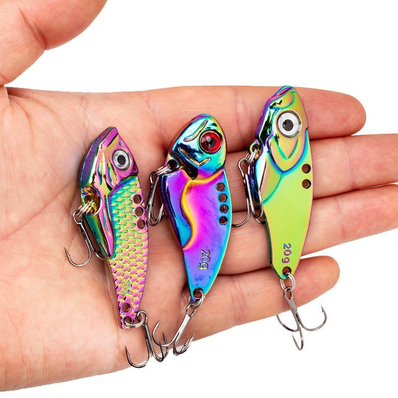 3PCS Metal Colorful VIB Lure 5 - Jigger Double Sided review and price