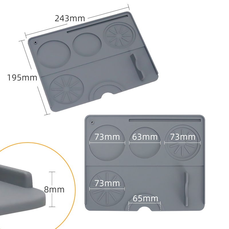 Coffee Tamper Mat Espresso Por - Bar Mat Rubber review and price