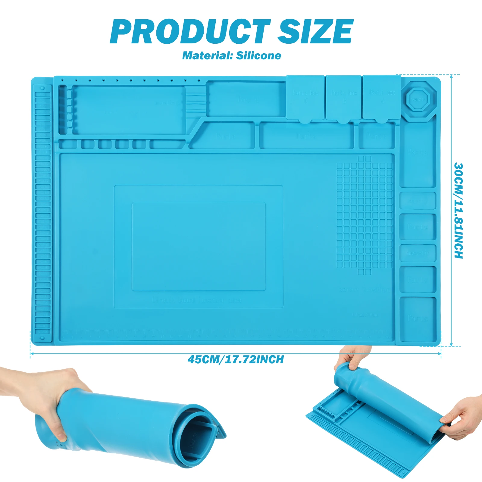 45x30cm Silicone Soldering Mat - Bar Mat Rubber review and price