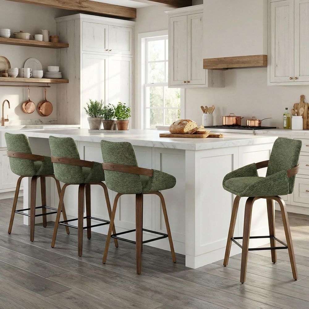 Set of 2 26 Swivel Bar Stools  - Home Bar Seating review and price