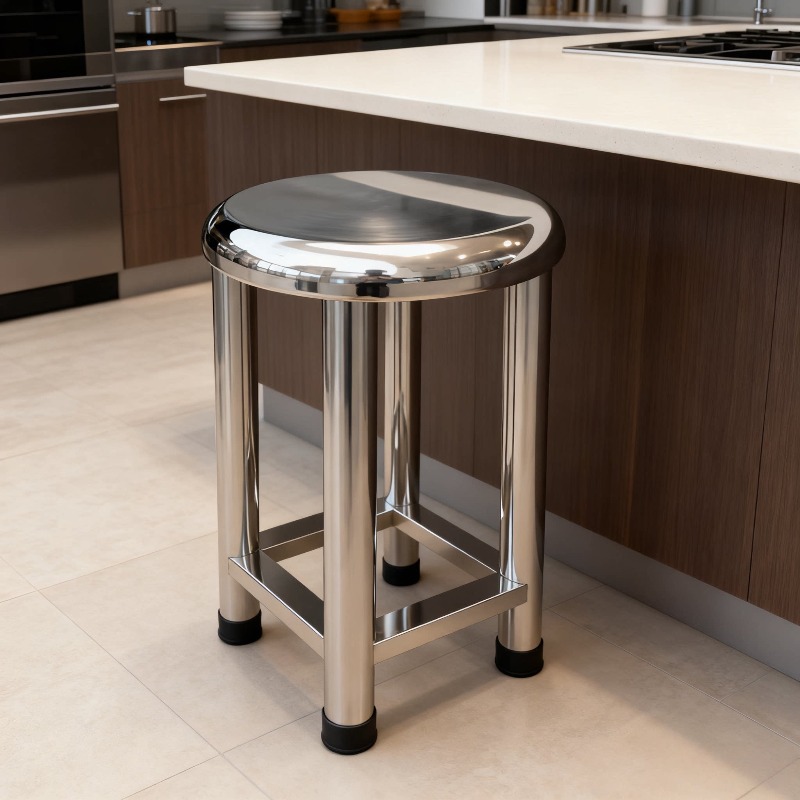 304 Stainless Steel Round Stoo - Home Bar Stools review and price
