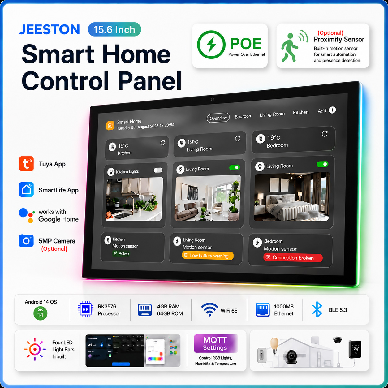 15.6 Inch InWall Smart Home Co - Home Bar Android review and price