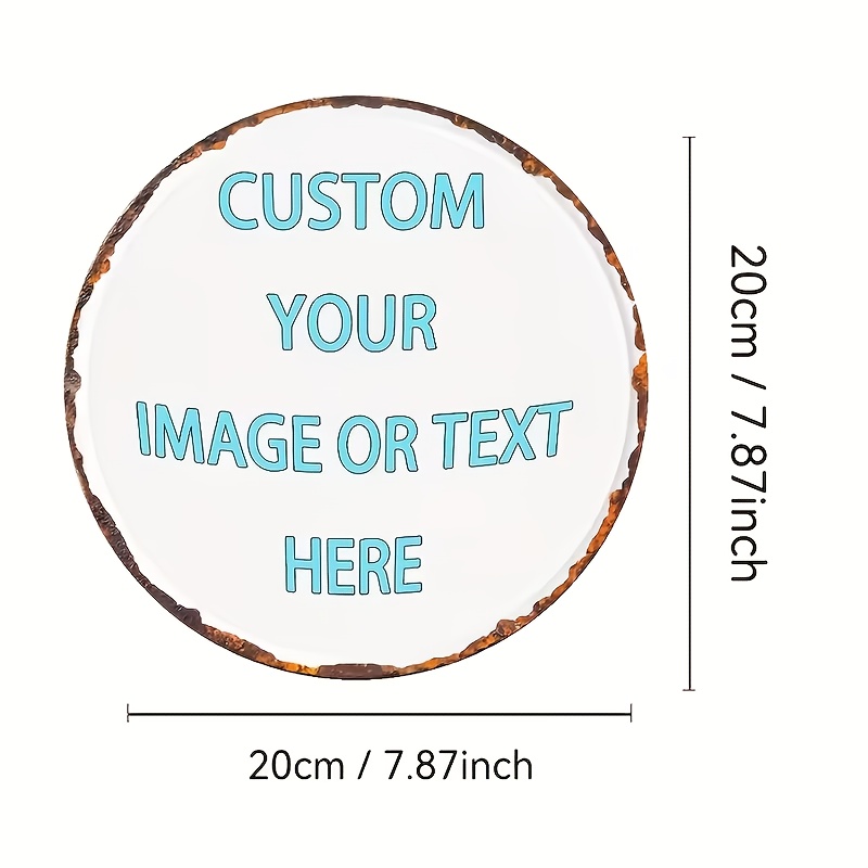 Custom Round Metal Tin Sign, P - Home Bar Signs review and price